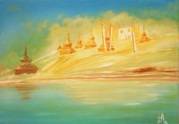 Homage to Roerich (Oil, 50x70)