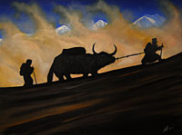 The way of the white clouds (Oil, 60x80)